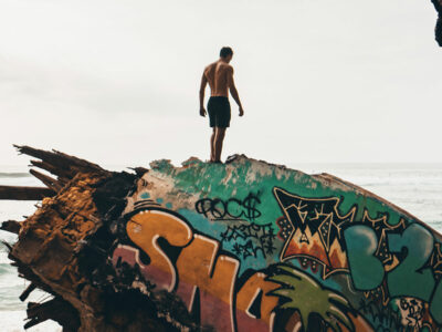 Suluban Beach Uluwatu Bali Shipwrecks