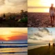 Calm atmosphere and sunset views at Batu Belig Beach, family activities and relaxing surfing in Kerobokan, South Bali