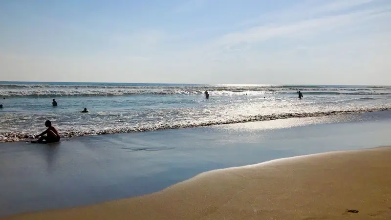 Sunny Weather at Batu Belig Beach