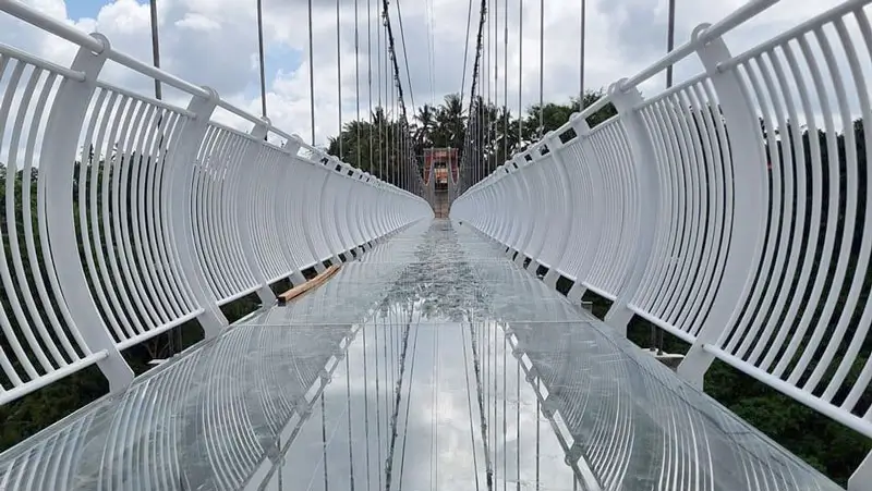 The amazing glass bridge Bali Glass Bridge