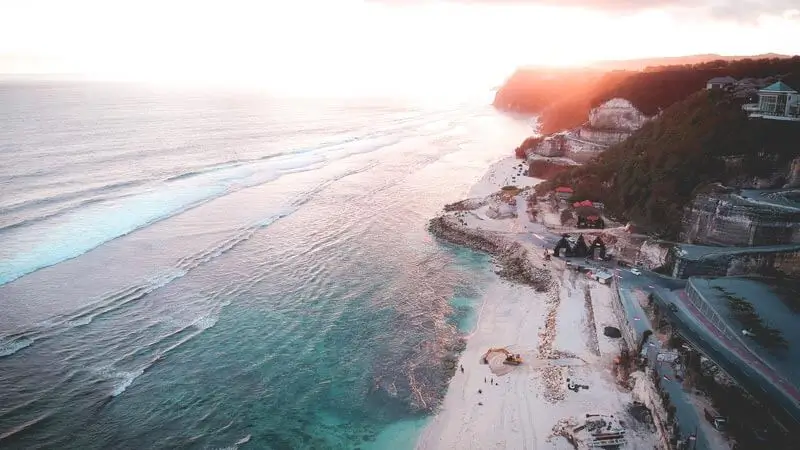 Sunset at Melasti Beach, Ungasan