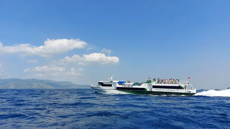 Eka Jaya Fast boat from Bali to Gili Trawangan